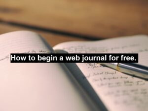 web journal