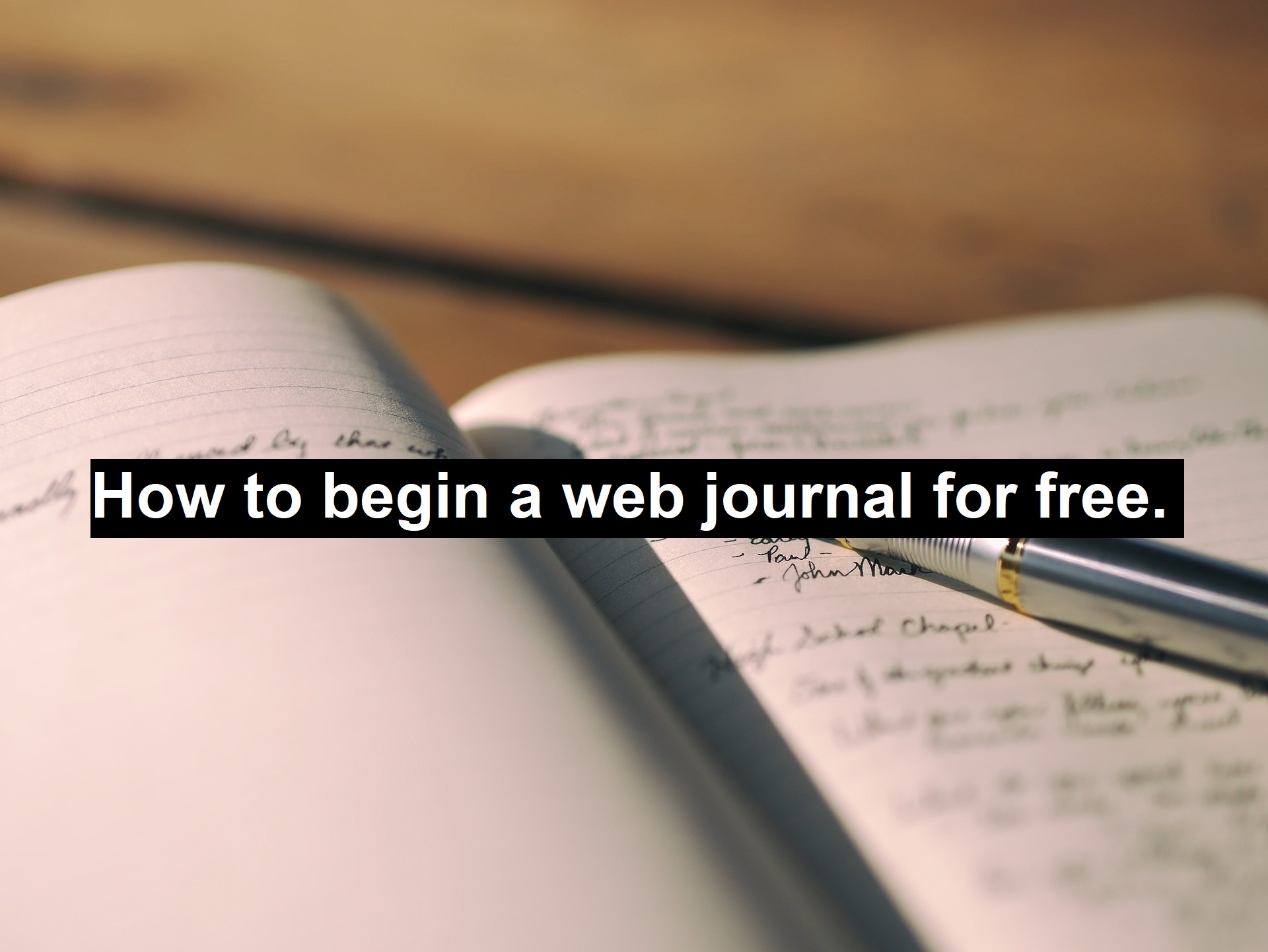web journal